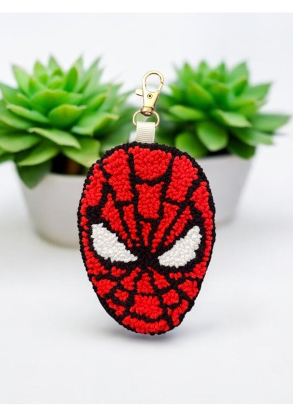 Spiderman Anahtarlık Çanta Süsü /el Işi Punch Anahtarlık