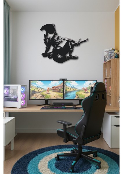 Anime Oyun Savaşçı Metal Duvar Dekoru Dekoratif Duvar Tablosu fiyatları