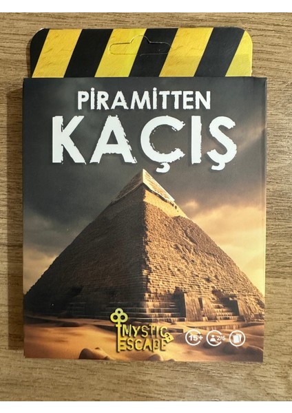 Piramitten Kaçış Zeka Beceri Bulmaca Kart Oyunu 39 Adet Kart