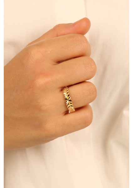 Başak Model Altın Yüzük ÇGKY0094