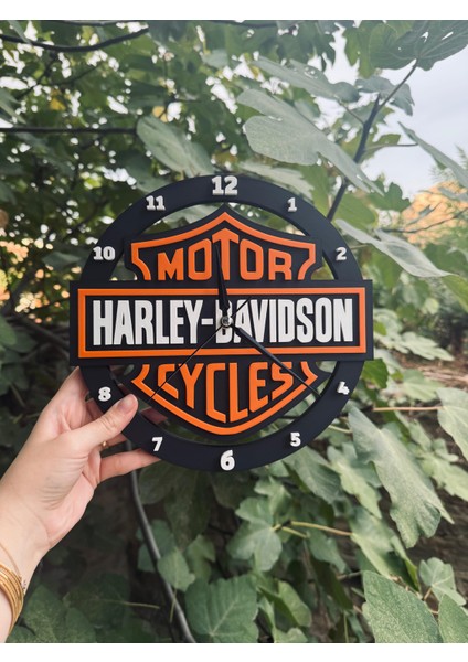 3D Harley-Davidson Duvar Saati modelleri