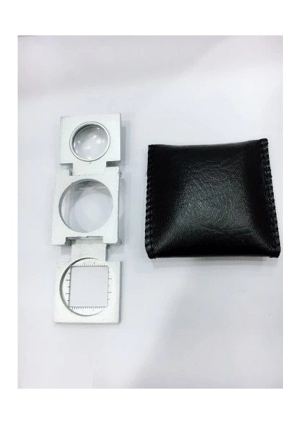 20 mm Büyüteç Lup Dokumacı Büyüteci Full Çelik Katlanabilir TH9007A