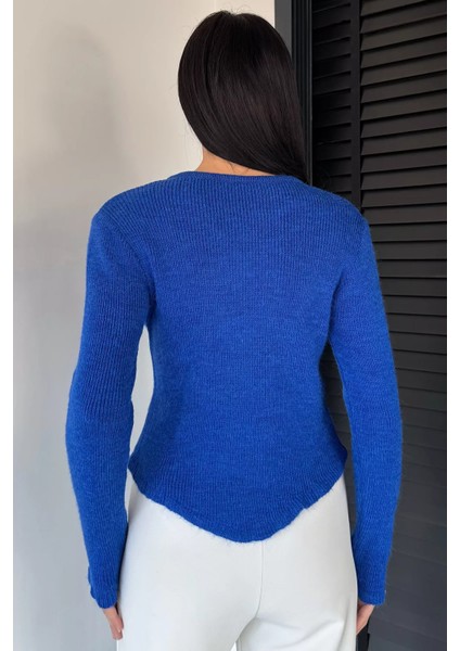 Çiçek Düğme Detaylı Triko Hırka (S,m,l Uyumludur) P-00018206 fırsatları