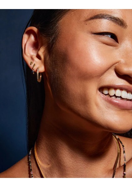 Z Çiçekli Küpe Set x 5 14 Ayar Altın Kaplama indirimleri