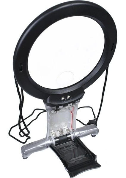 2x 6x LED Eller Serbest,boyun Asılı,dıkış,okuma Için En Uygun Büyüteç 11B1