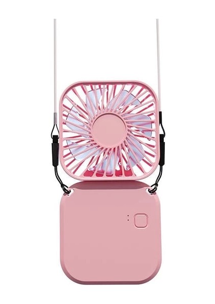 El Fanı Mini Masaüstü ve Boyun Askılı Fan Portatif Şarjlı 3 Kademeli Vantilatör Soğutucu fırsatları