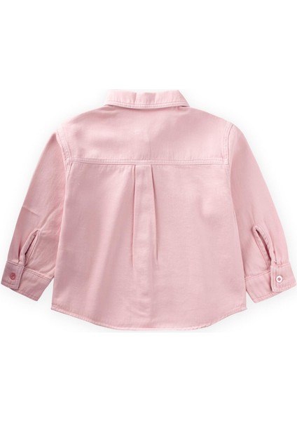 Tek Cepli Gabardin Gömlek 2-7 Yaş Pembe fiyatları