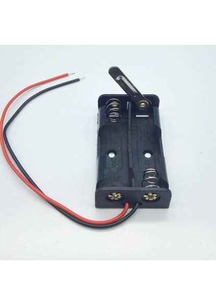 Pil Yatağı On-Off Anahtarlı 2'li Aa Pil Yuvası