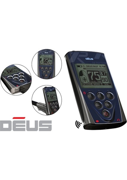 Xp Deus Dedektör (Ana Ünite, Wsa Kablosuz Kulaklık ve 28CM X35 Başlık Ile) Siyah modelleri