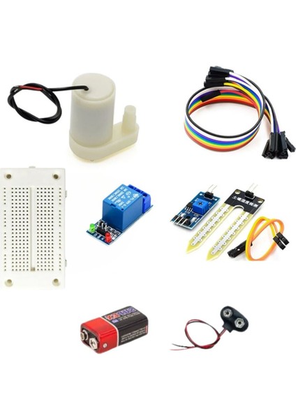 Otomatik Bitki Sulama Akıllı Saksı Kiti - Mini Dalgıç Su Pompası Motoru E- Pdf modelleri
