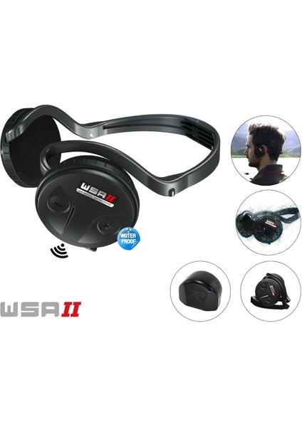 Xp Deus 2 Dedektör (Ana Ünite, Wsa2 Kablosuz Kulaklık ve 28CM Fmf Başlık Ile) Siyah