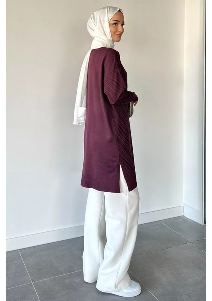 Desenli Ön Düğmeli Tesettür Triko Hırka (M-L-Xl Uyumludur) P-00018882 fırsatları