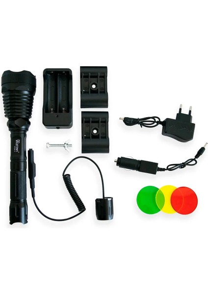 Orjinal 800 Lümen T6 Özel Avcı Feneri WT-205