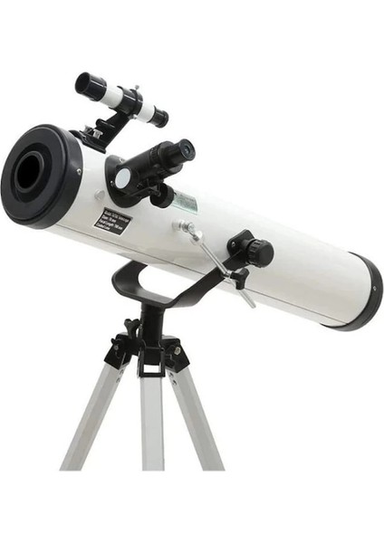 76X700 Profesyonel Aynalı Uzay Teleskopubeyaz