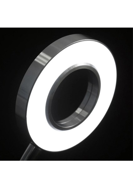 8x Büyütmeli Mandallı, USB Girişli Masa Lambalı, Okuma ve Güzellik Salon Için Büyüteç 2088A