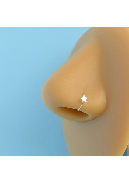 Cerrahi Çelik Yıldız Halka Hızma Yıldızlı Burun Hızması fırsatları