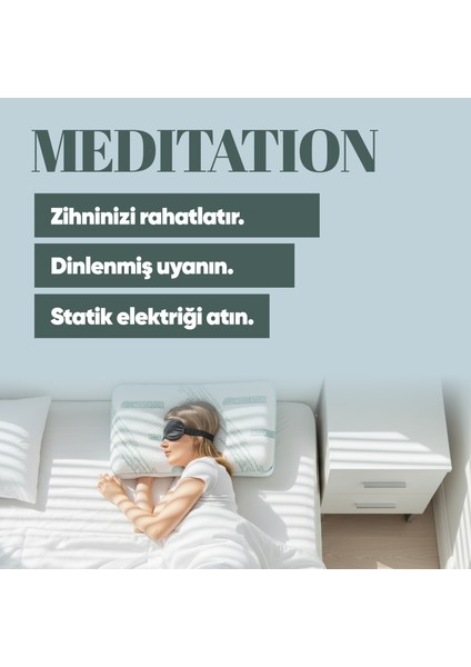 Dinlendirici Visko Yastık - Meditation Ortopedik Visco Yastık - Iyon Dengeli Anti-Statik Kumaş modelleri