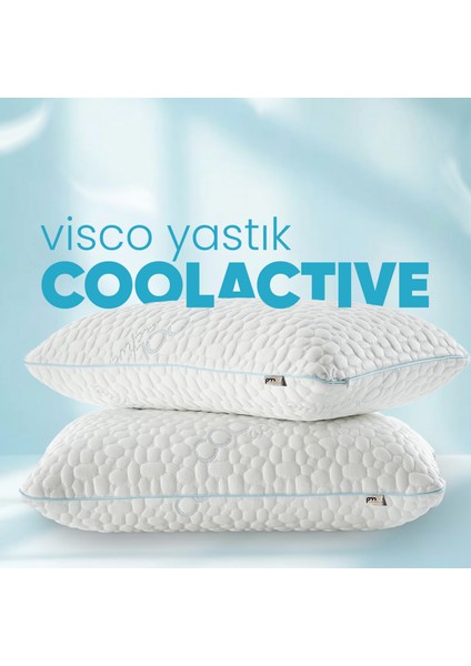 Akıllı Soğuk Cool Actıve Kumaş - Tombul Visko Yastık - Terleme ve Isı Önleyici Ortopedik Yastık