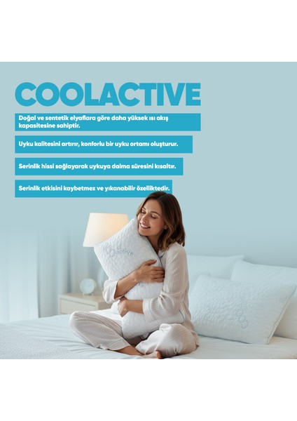 Akıllı Soğuk Cool Actıve Kumaş - Tombul Visko Yastık - Terleme ve Isı Önleyici Ortopedik Yastık fiyatları