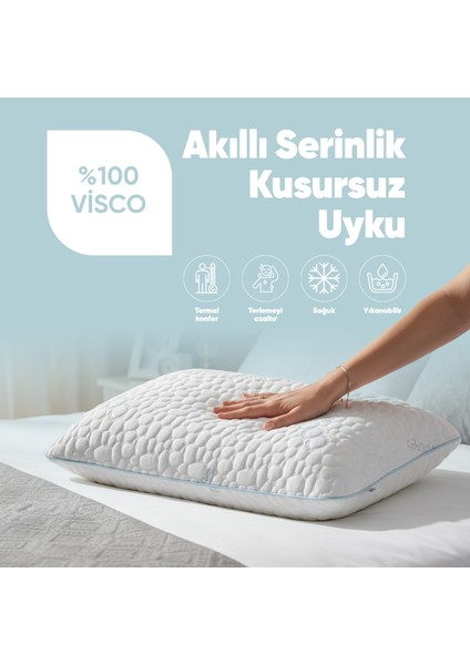 Akıllı Soğuk Cool Actıve Kumaş - Tombul Visko Yastık - Terleme ve Isı Önleyici Ortopedik Yastık modelleri