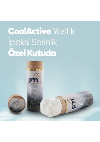 Akıllı Soğuk Cool Actıve Kumaş - Tombul Visko Yastık - Terleme ve Isı Önleyici Ortopedik Yastık fırsatları