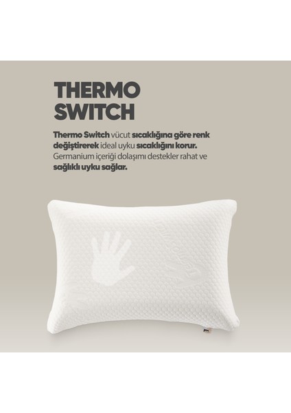 Akıllı Isı Hafızalı Tombul Visko Yastık - Ortopedik Termal Isı Dengeleyici [termoswıtch] Lüx Yastık fiyatları