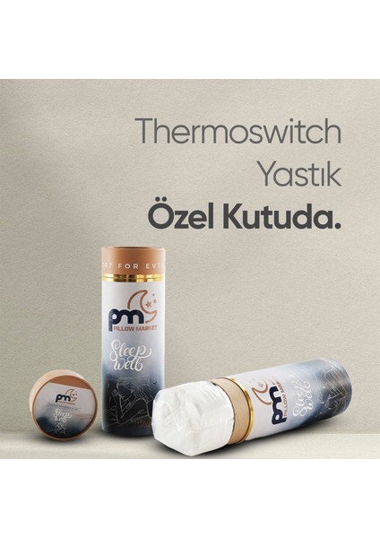 Akıllı Isı Hafızalı Tombul Visko Yastık - Ortopedik Termal Isı Dengeleyici [termoswıtch] Lüx Yastık fırsatları
