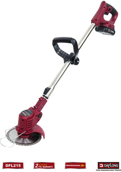 Professionel Şarjlı Çim Biçme Tırpan Makinası DFL-215 modelleri