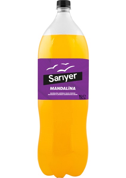 Gazoz Mandalina Şekerli 1000 ml x 12 Adet