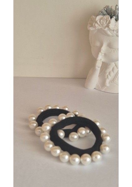 2 Adet Incili Lastik Toka