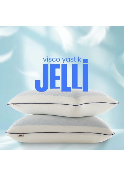 Jelli Ortopedik Visko Yastık - Soğuk Serinletici Jelli Visco Yastık - Soğuk Ortopedik Visko Yastık