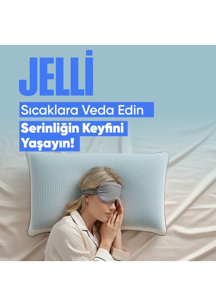 Jelli Ortopedik Visko Yastık - Soğuk Serinletici Jelli Visco Yastık - Soğuk Ortopedik Visko Yastık modelleri