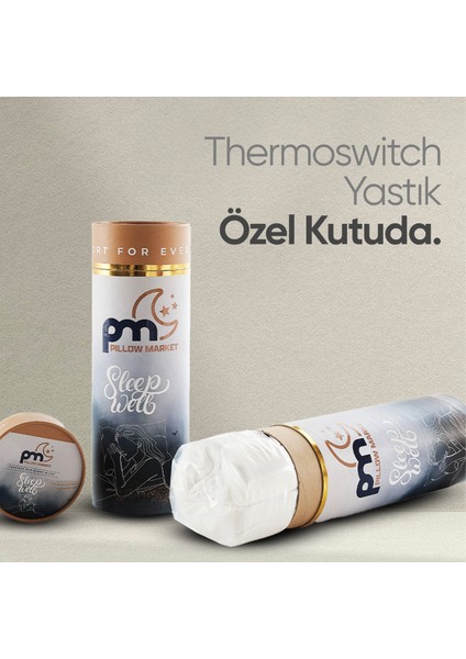Akıllı Visko Yastık - Isı Hafızalı Tombul Ortopedik Lüx Yastık - Termal Isı Dengeleyici fırsatları