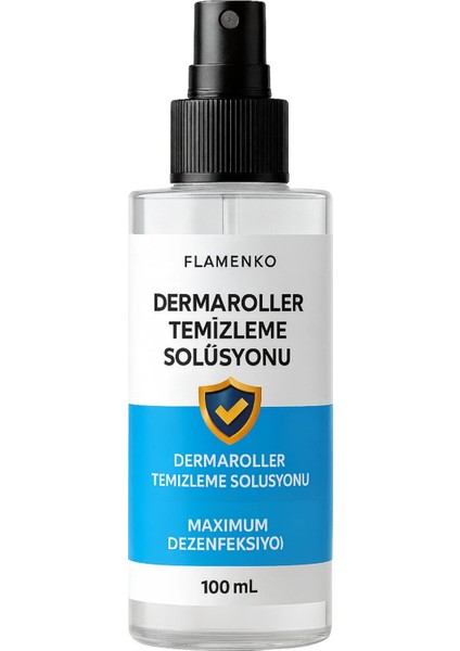 Flamenko Dermaroller Temizleme Solüsyonu 100 ml Sprey – Hijyenik ve Pratik Kullanım