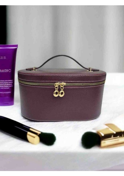 Aynalı Büyük Kapasiteli Makyaj ve Aksesuar Düzenleme Kutusu | Deri Görünümlü Organizer fırsatları