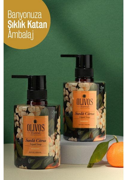 Bodrum Mandalinası Kokulu Sıvı Sabun Sanat Koleksiyonu Tablo Gibi Şişeler Harika Koku Nemlendiricili modelleri
