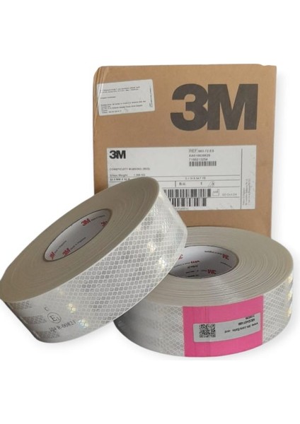 983 Diamond Grade Reflektif Bant Beyaz Renk 55MM*50MT