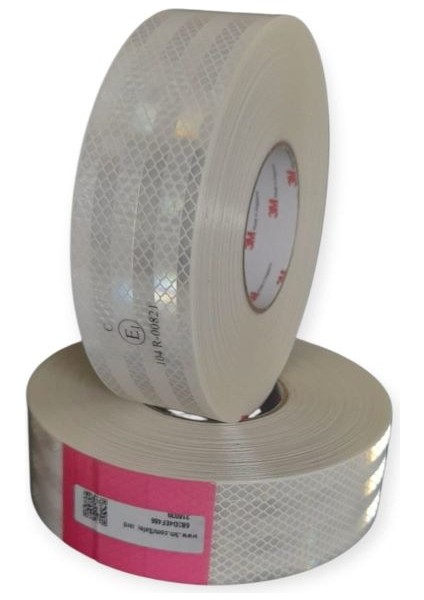 983 Diamond Grade Reflektif Bant Beyaz Renk 55MM*50MT fiyatları