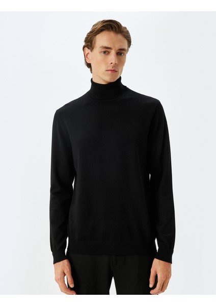 Triko Kazak Balıkçı Yaka Basic Viskon Karışımlı modelleri