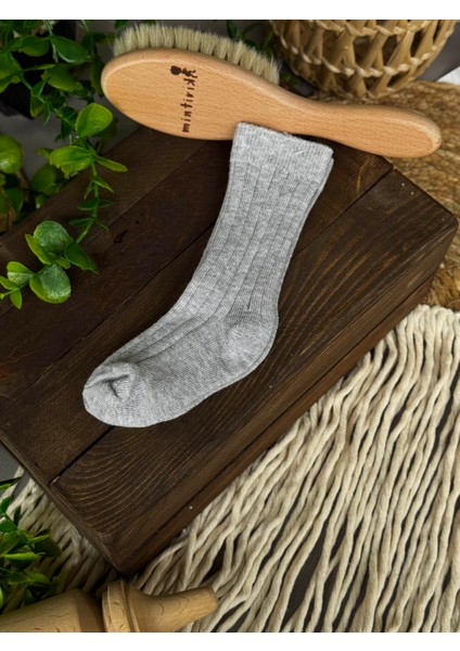Fitilli Dizaltı Pamuk Çorap