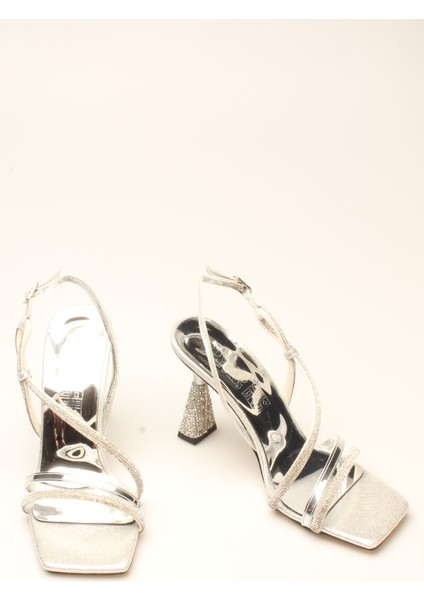 Idil Gümüş Ayna Taşlı Kadın Topuklu fiyatları
