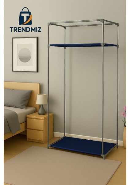 Student Bez Dolap | Metal Iskeletli Kumaş Gardırop | Toz Geçirmez Fermuarlı Hurç Dolap fiyatları