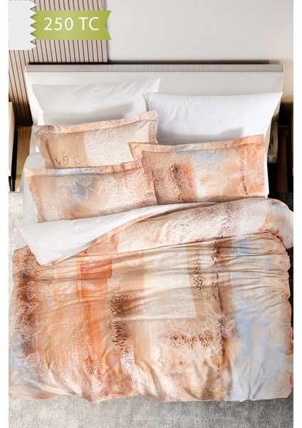 250 Tc Bambu Karışımlı Pamuk Saten Nevresim Takımı – Family Size - Delmore fiyatları