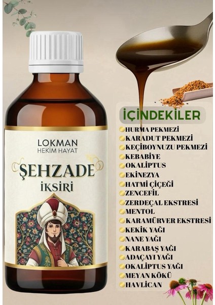 Hayat Osmanlı Geleneğinden Günümüze Şehzade Iksiri Şurubu 125ML indirimleri