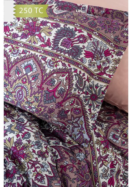 250 Tc Bambu Karışımlı Pamuk Saten Nevresim Takımı – Family Size - Eternıty modelleri