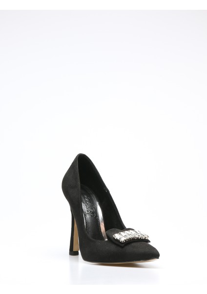 Idil Siyah Suet Kadın Stiletto modelleri