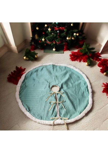 Yılbaşı Çam Ağacı Altı Örtüsü, Çam Ağacı Ayak Halısı Örtüsü, Yeşil Renk, 78 cm modelleri