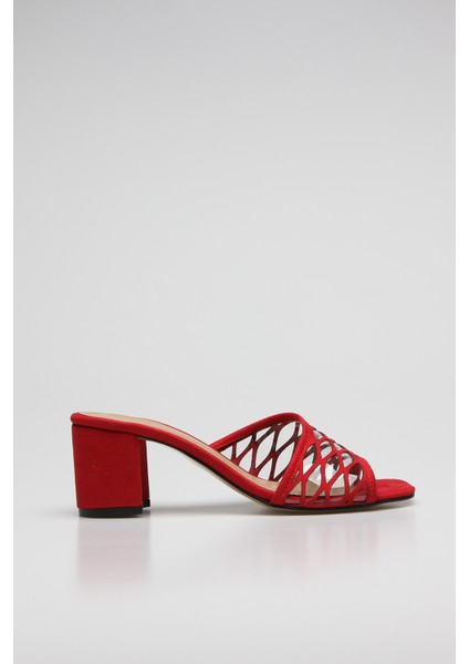 Idil Kırmızı Suet Kadın Terlik fiyatları