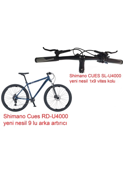 Ng Team 100 29HD 21 Kadro 9 Vites Hidrolik Disk Fren Büyük Boy Dağ Bisikleti (180 cm ve Üstü Boy) modelleri