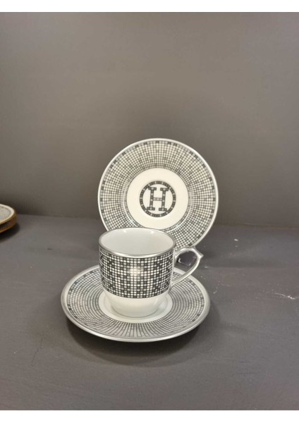 Truva Platin 12 Parça Kahve Seti